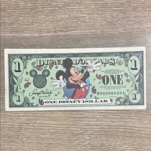 Disney One Dollar, 2000 Mickey Tuxedo Millennium Issue